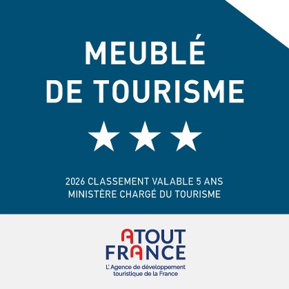 Certifié Meublé de Tourisme 3 étoiles